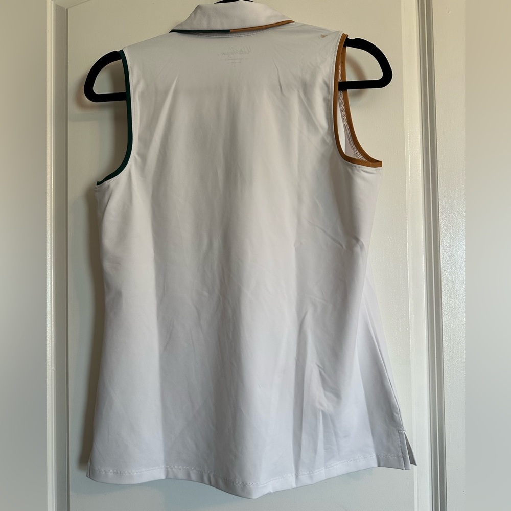 Walter Hagen White Sleeveless Polo Shirt with Logo - Picture 3 of 3